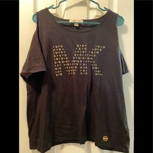 Michael Kors cold shoulder top